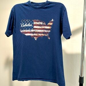 Cabela’s t-shirt, size medium.